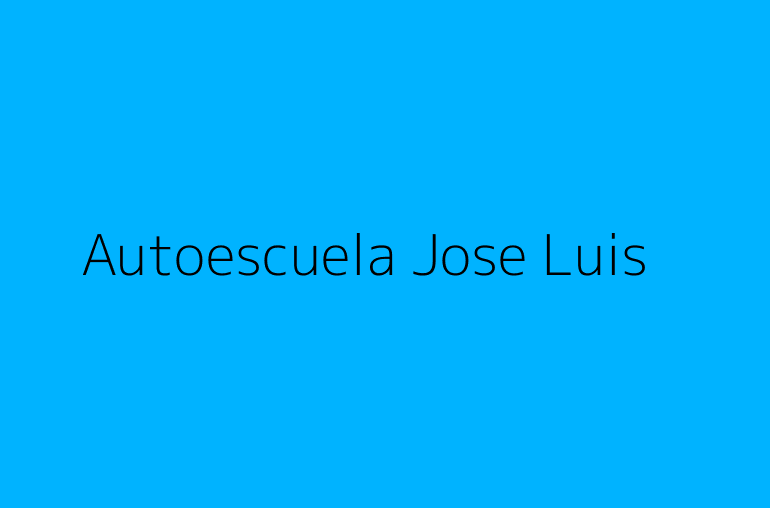Autoescuela Jose Luis
